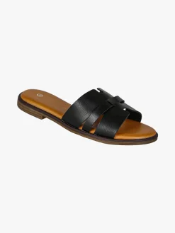 Mary & Co Ciabatte donna estive con fascia a intaglio - nero