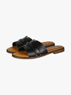 Mary & Co Ciabatte donna estive con fascia a intaglio - nero
