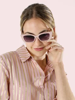 Max Air Occhiali da sole rettangolari da donna - rosa