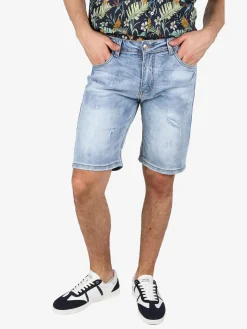 Max & Liu Bermuda da uomo con strappi