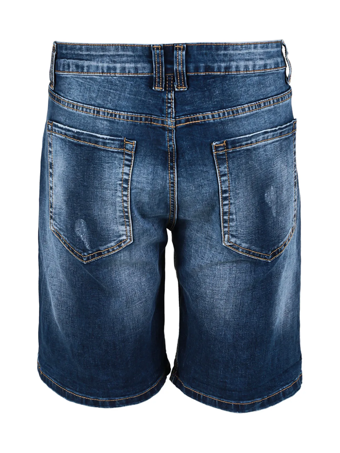 Max & Liu Bermuda da uomo in jeans con strappi