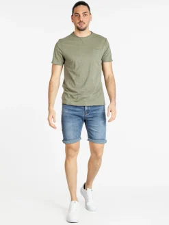 Max & Liu Bermuda da uomo in jeans
