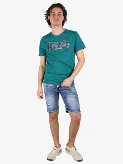 Max & Liu Bermuda in jeans da uomo con strappi