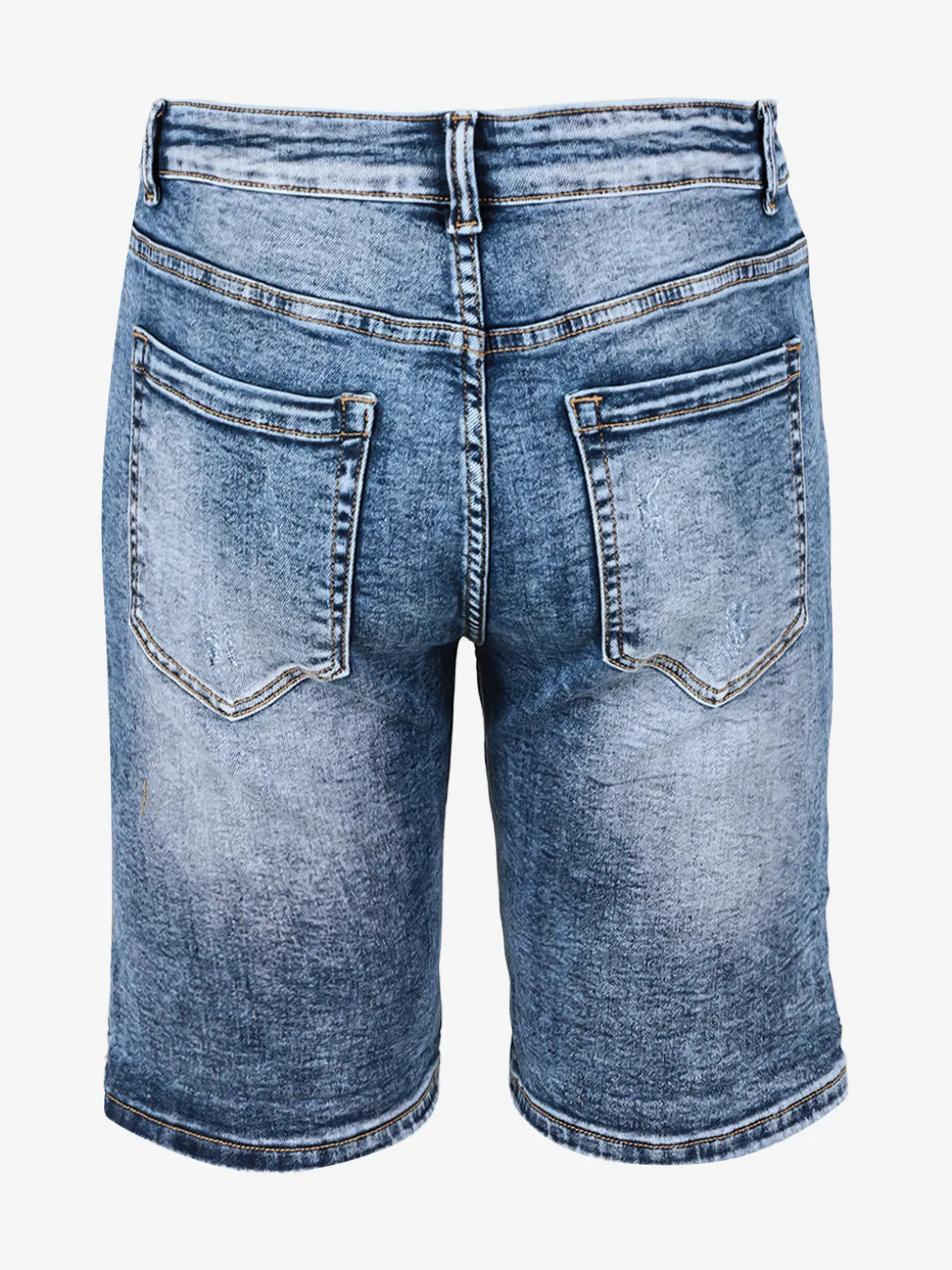 Max & Liu Bermuda in jeans da uomo con strappi
