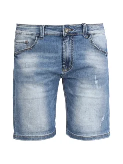 Max & Liu Bermuda uomo in jeans con strappi