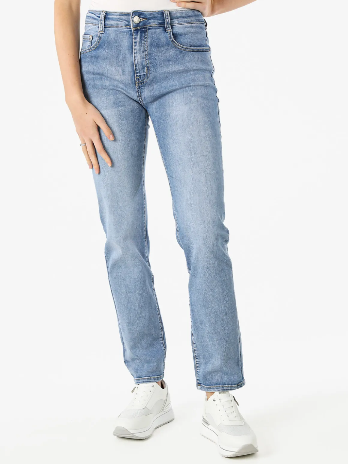 Max & Liu Jeans donna regular fit a vita alta- jeans
