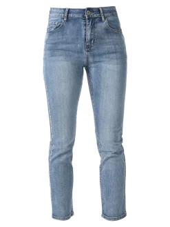 Max & Liu Jeans donna slim fit a vita alta taglie grandi- jeans