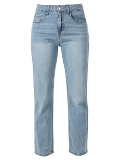 Max & Liu Jeans leggeri da donna a vita alta - jeans