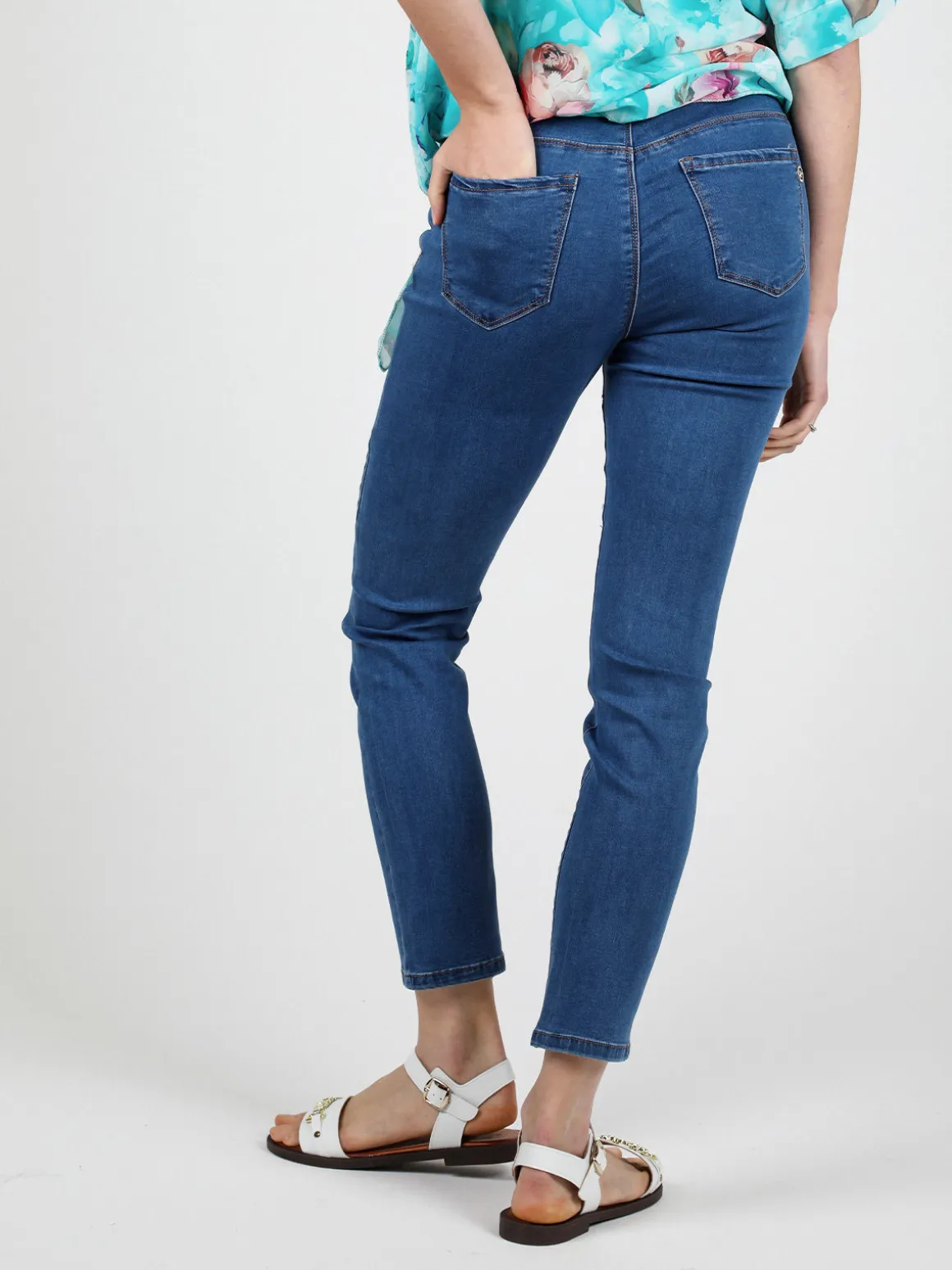 Max & Liu Jeggings donna con tasche