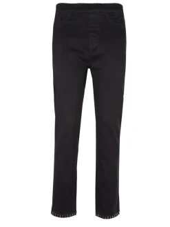 Max & Liu Jeggings donna neri con strass