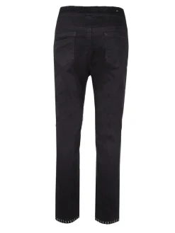 Max & Liu Jeggings donna neri con strass