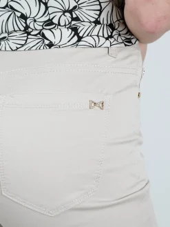 Max & Liu Pantaloni a pinocchietto da donna in cotone