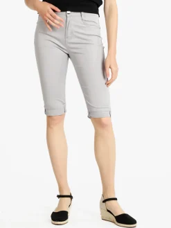 Max & Liu Pantaloni a pinocchietto donna in cotone