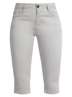 Max & Liu Pantaloni a pinocchietto donna in cotone