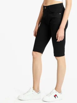 Max & Liu Pantaloni a pinocchietto donna in cotone
