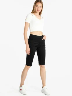 Max & Liu Pantaloni a pinocchietto donna in cotone