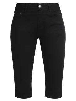 Max & Liu Pantaloni a pinocchietto donna in cotone