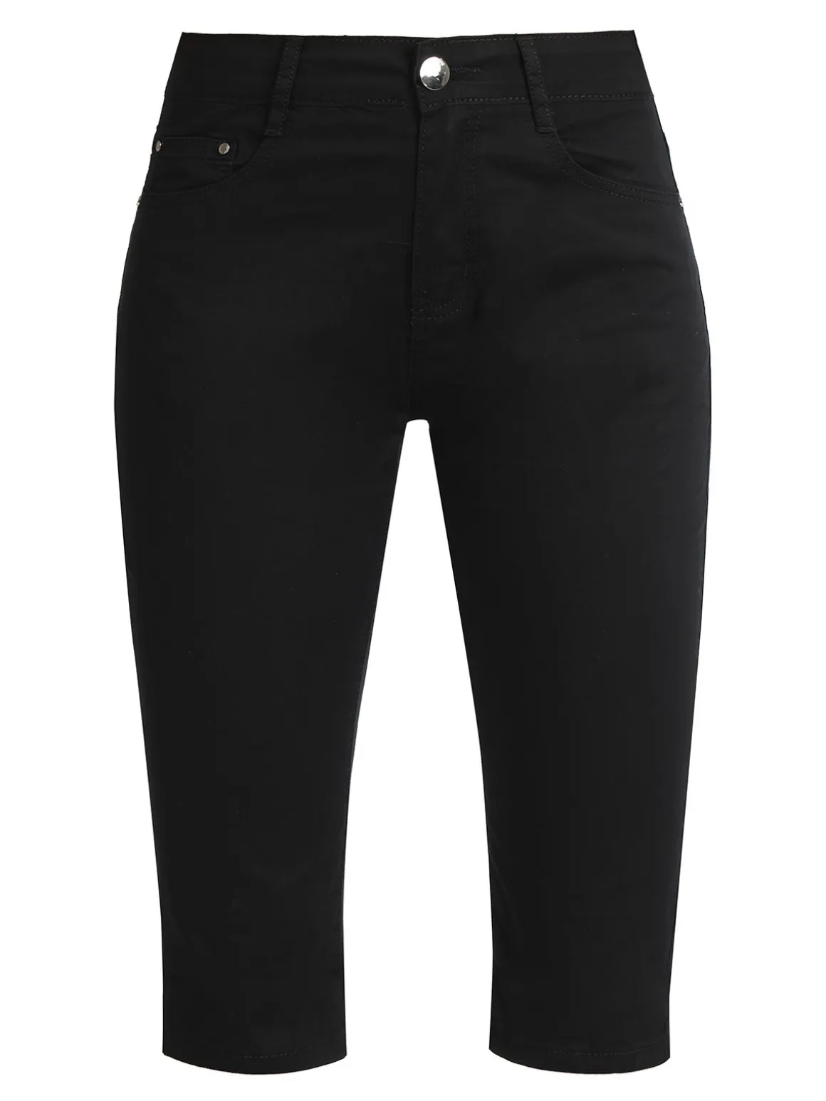 Max & Liu Pantaloni a pinocchietto donna in cotone