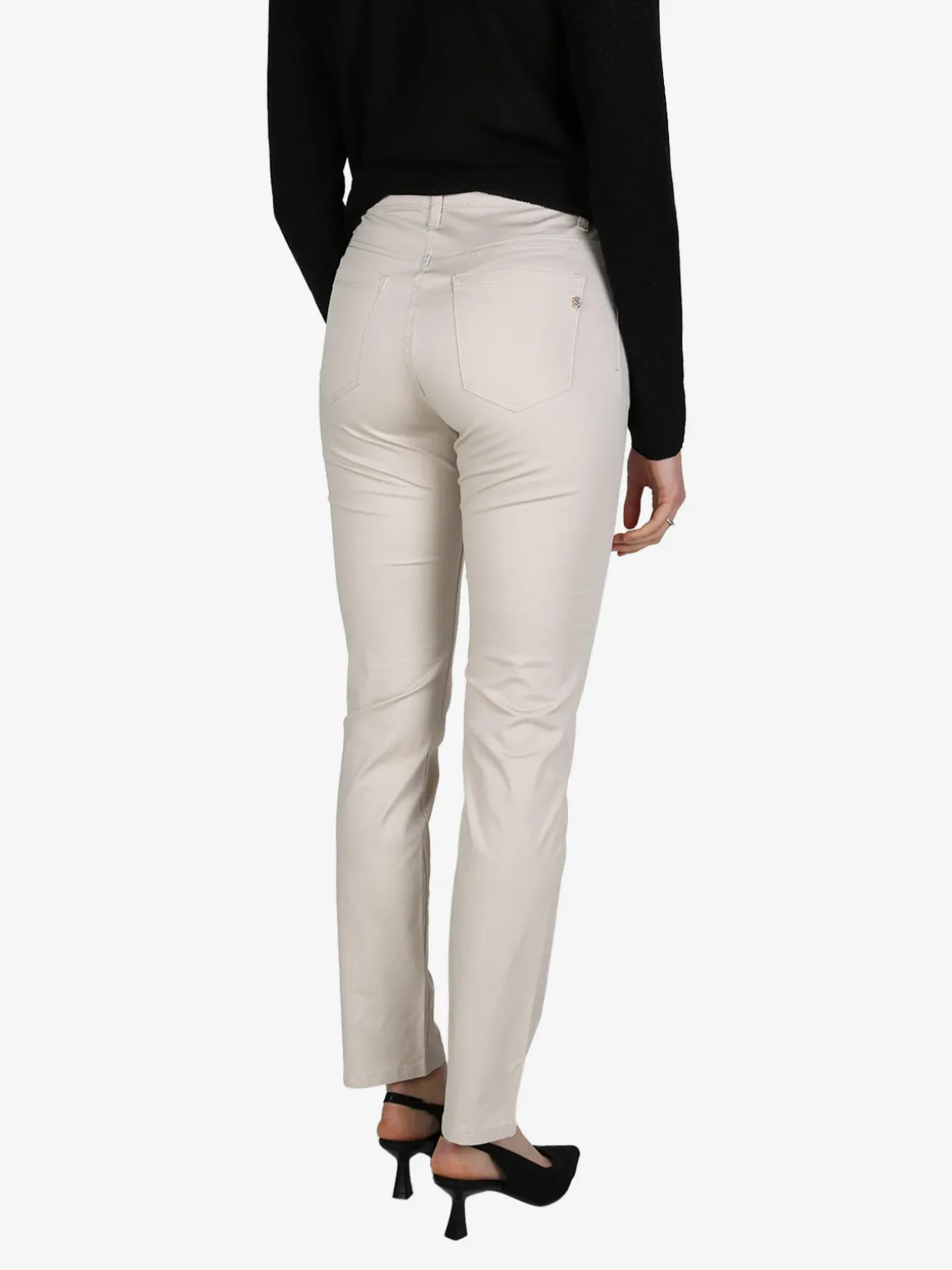 Max & Liu Pantaloni casual da donna in cotone