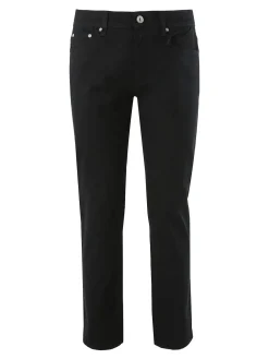 Max & Liu Pantaloni casual da uomo in cotone taglie grandi - nero