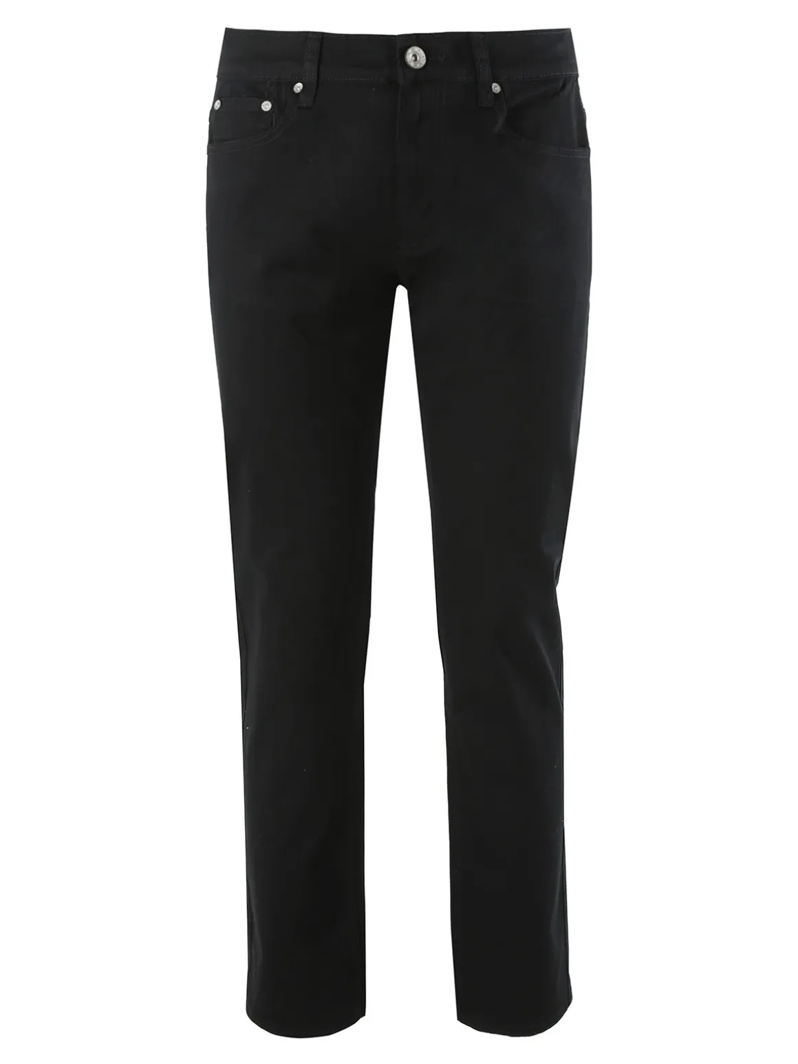 Max & Liu Pantaloni casual da uomo in cotone taglie grandi - nero