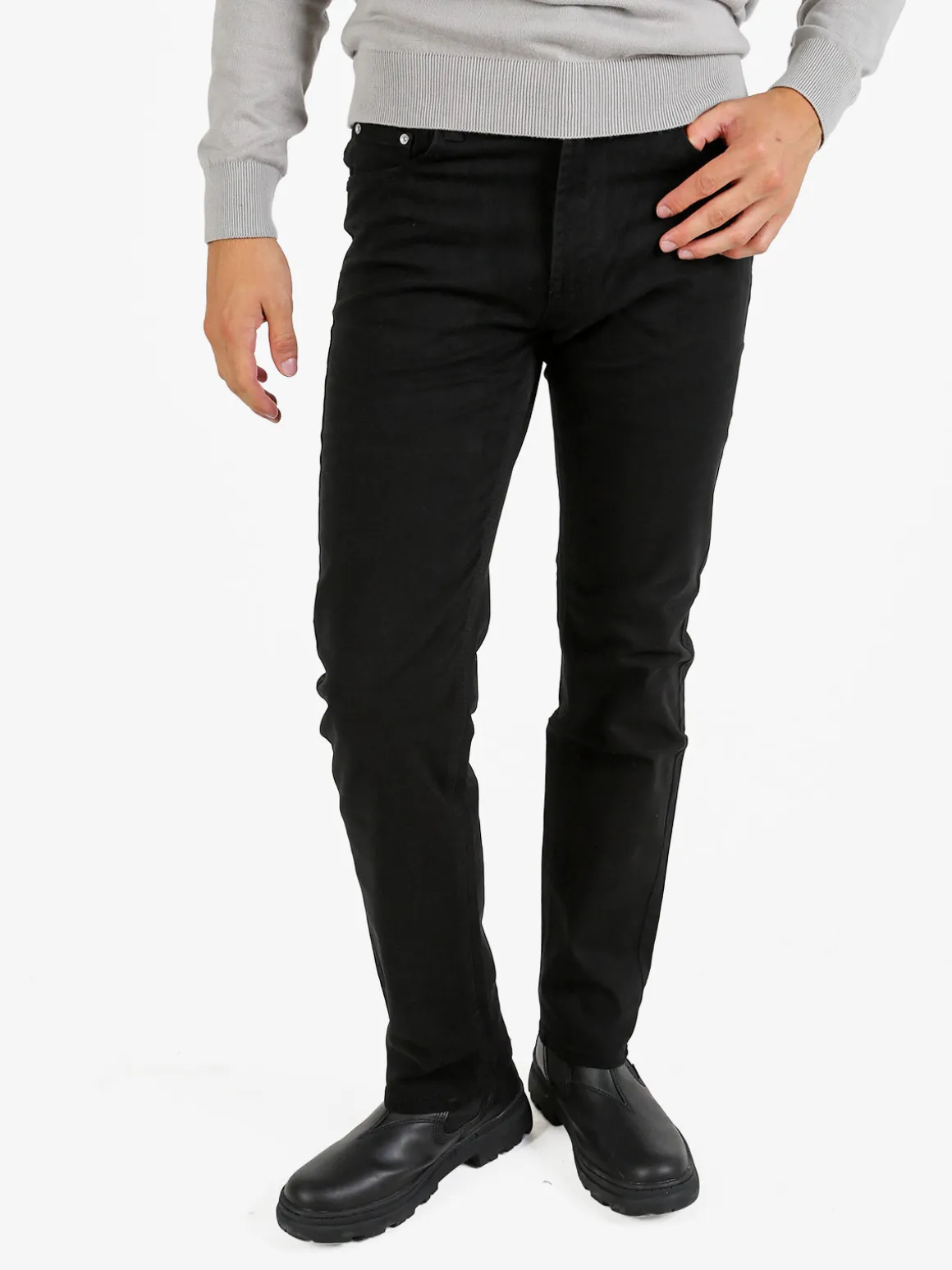 Max & Liu Pantaloni da uomo regular fit in cotone taglie grandi