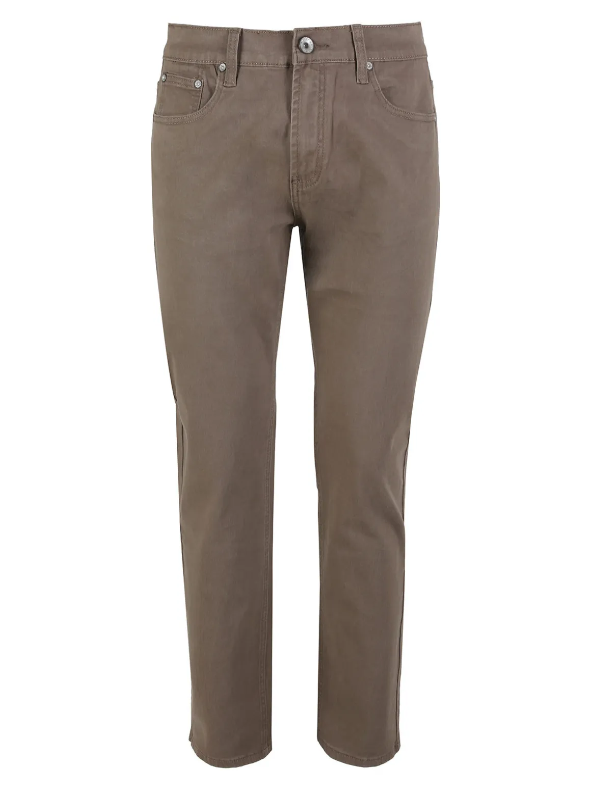 Max & Liu Pantaloni da uomo regular fit in cotone taglie grandi - taupe