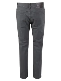 Max & Liu Pantaloni da uomo regular fit in cotone taglie grandi - grigio scuro