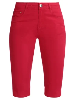 Max & Liu Pantaloni donna a pinocchietto in cotone