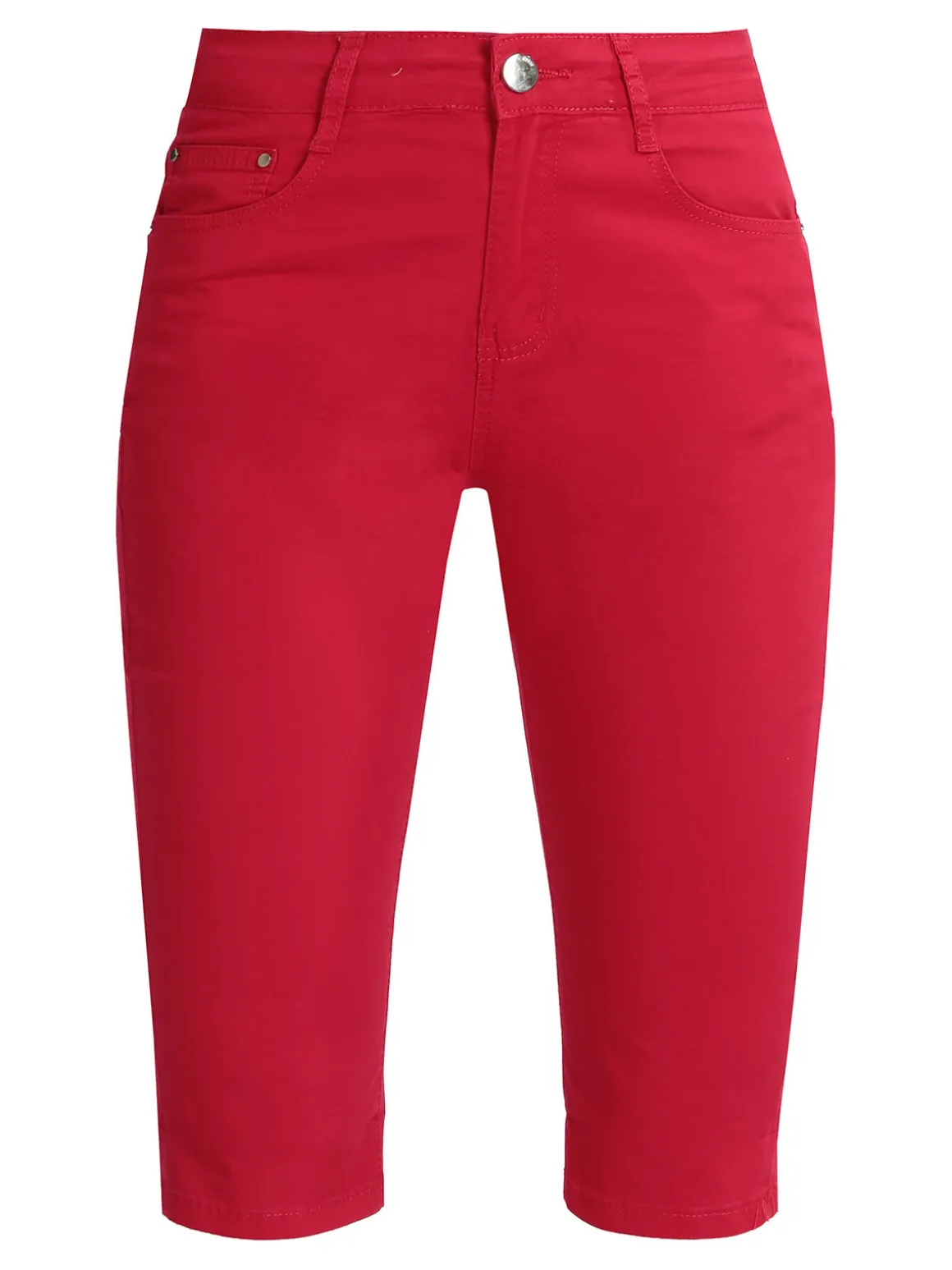 Max & Liu Pantaloni donna a pinocchietto in cotone