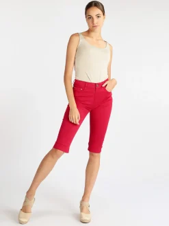 Max & Liu Pantaloni donna a pinocchietto in cotone