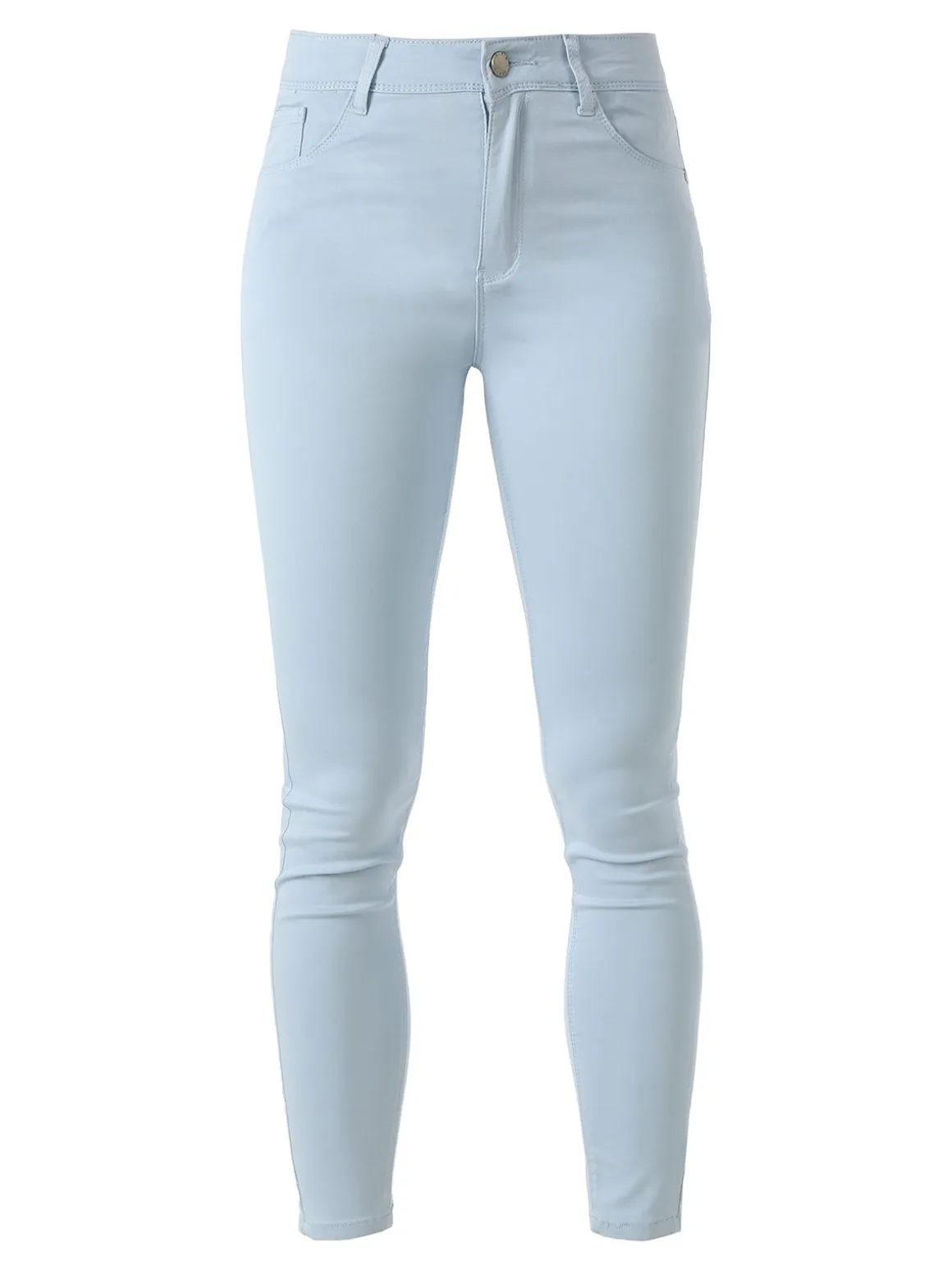 Max & Liu Pantaloni donna push-up - azzurro