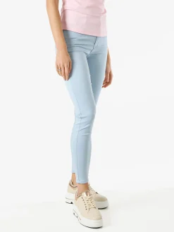 Max & Liu Pantaloni donna push-up - azzurro