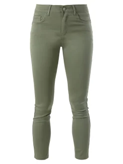 Max & Liu Pantaloni donna push-up - verde