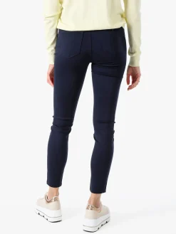Max & Liu Pantaloni donna push-up - blu scuro