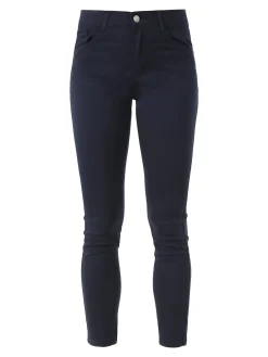 Max & Liu Pantaloni donna push-up - blu scuro