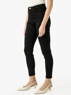 Max & Liu Pantaloni donna push-up - nero