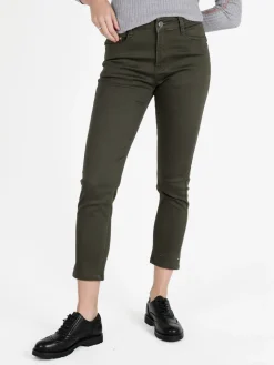 Max & Liu Pantaloni donna regular fit con dettagli strass