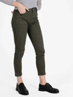 Max & Liu Pantaloni donna regular fit con dettagli strass