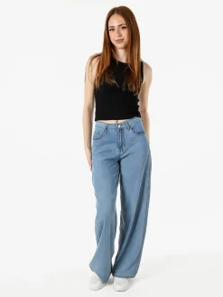 Max & Liu Pantaloni jeans leggeri a gamba larga - jeans