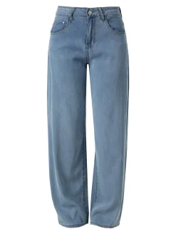 Max & Liu Pantaloni jeans leggeri a gamba larga - jeans