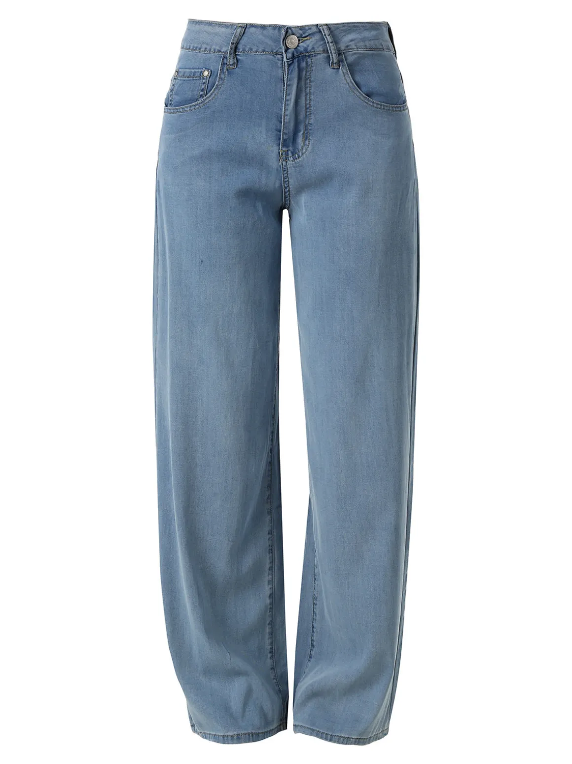 Max & Liu Pantaloni jeans leggeri a gamba larga - jeans
