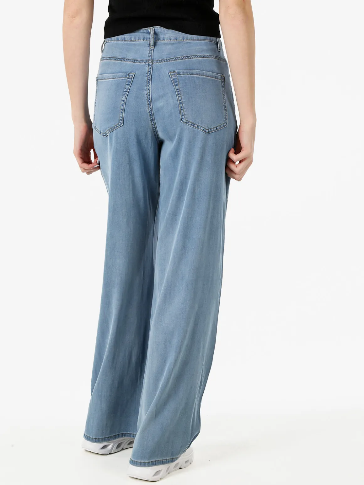 Max & Liu Pantaloni jeans leggeri a gamba larga - jeans