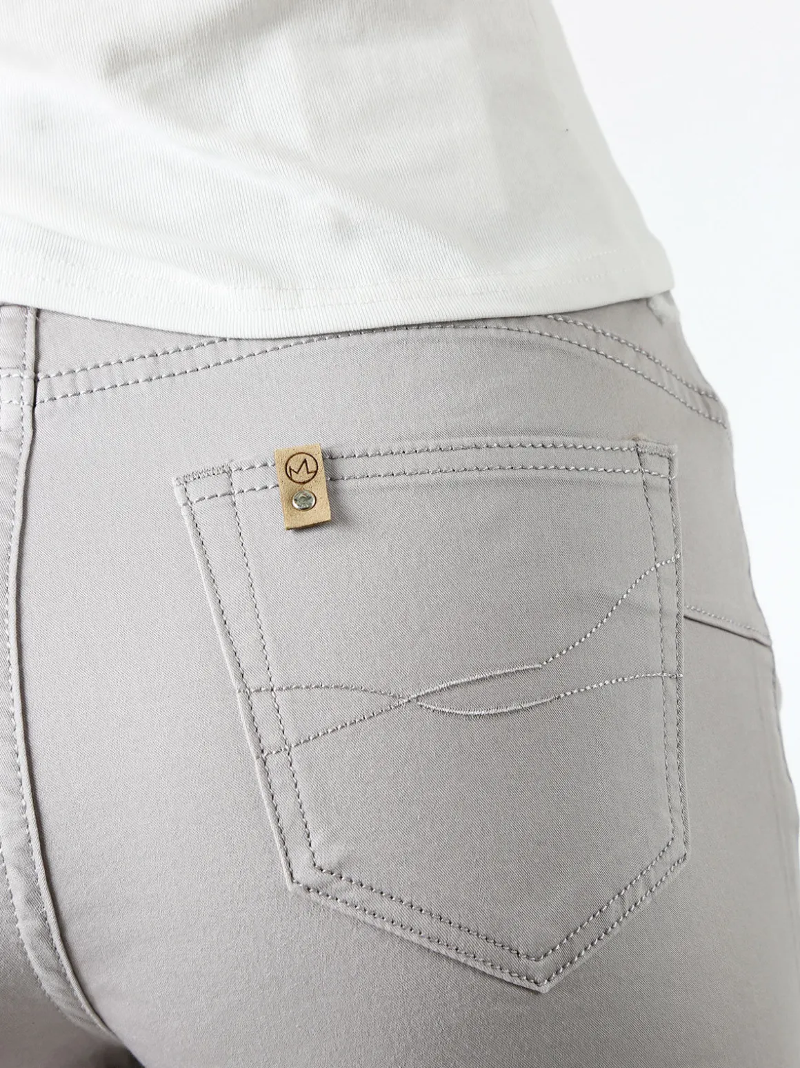 Max & Liu Pantaloni regular da donna - grigio