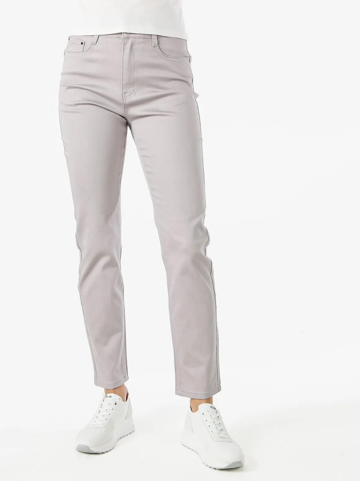 Max & Liu Pantaloni regular da donna - grigio