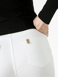 Max & Liu Pantaloni regular da donna - bianco