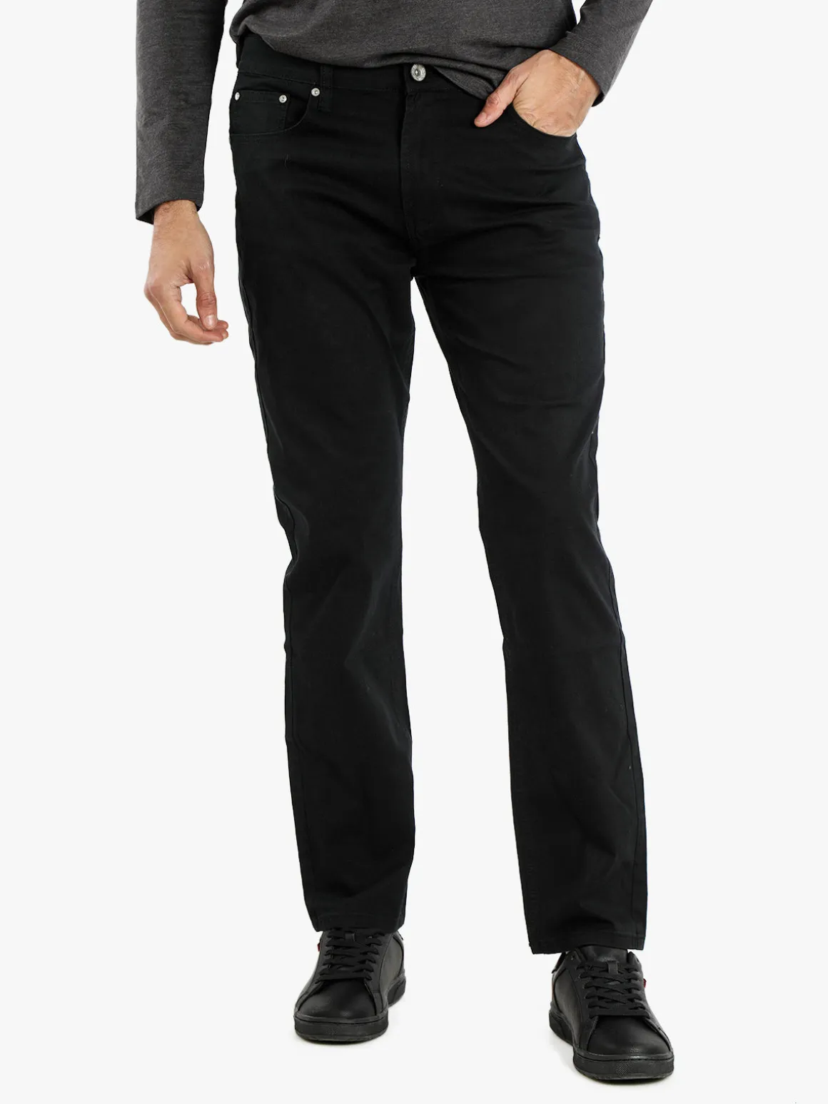 Max & Liu Pantaloni uomo in cotone regular fit taglie grandi
