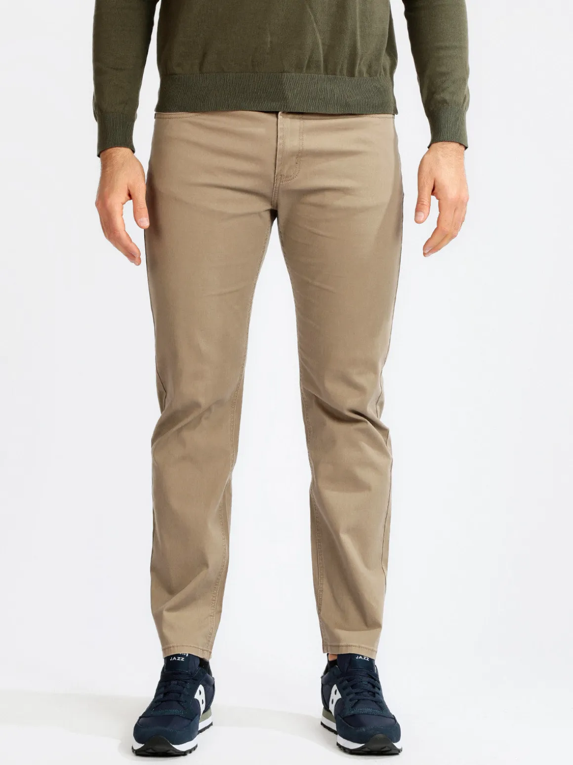 Max & Liu Pantaloni uomo in cotone taglie grandi