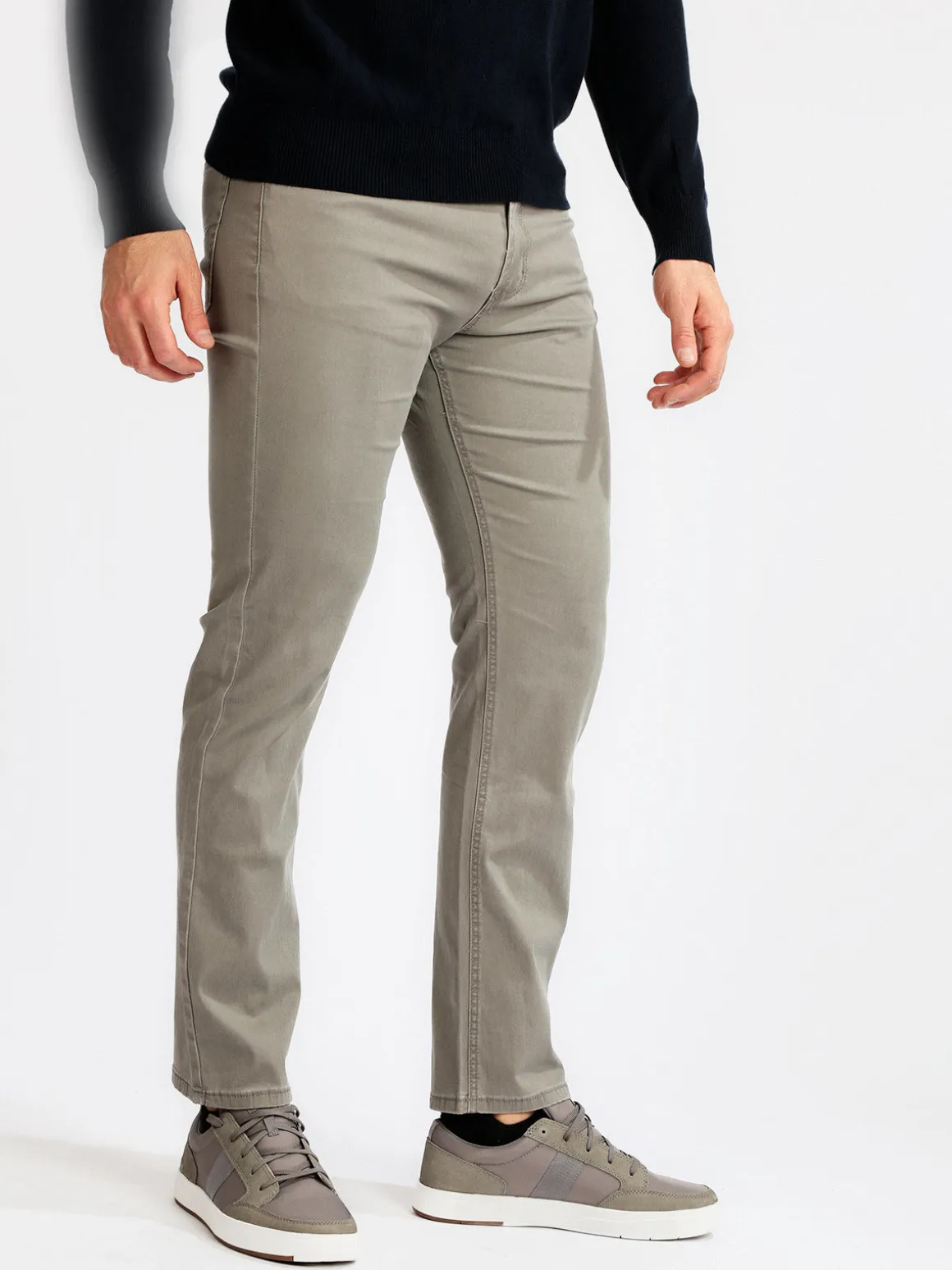 Max & Liu Pantaloni uomo in cotone taglie grandi
