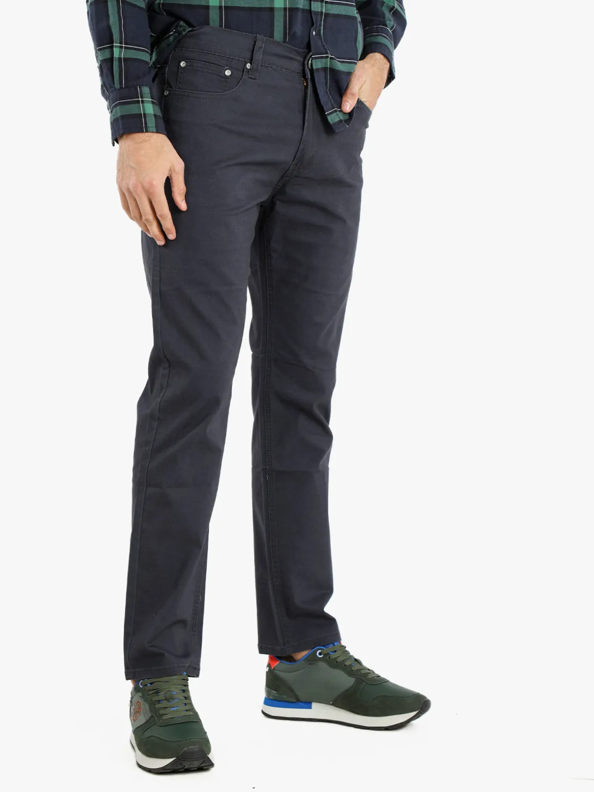 Max & Liu Pantaloni uomo in cotone regular fit taglie grandi